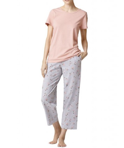 Women's Sleepwell Pajama skimmer set with Temperature Regulating Technology Purple $24.19 Sleepwear