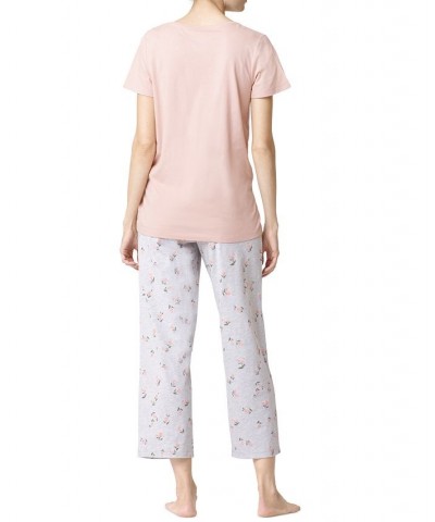 Women's Sleepwell Pajama skimmer set with Temperature Regulating Technology Purple $24.19 Sleepwear