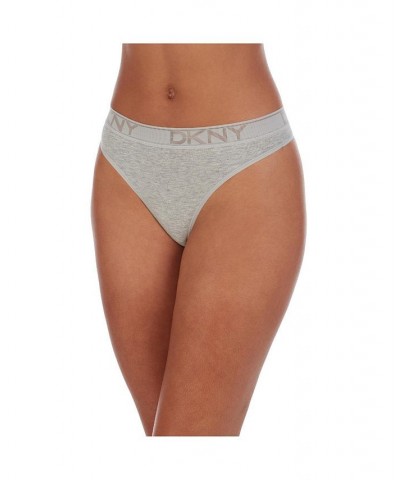 Women's Cotton Thong DK8821 Gray $10.49 Panty