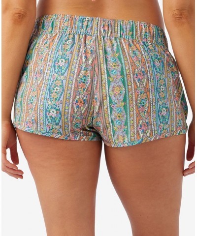 Juniors' Laney Printed Stretch Board Shorts Multi $31.90 Swimsuits