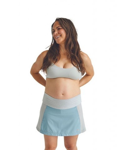 Birdie Maternity Skort Blue $44.88 Skirts