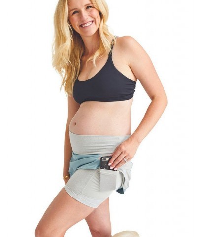 Birdie Maternity Skort Blue $44.88 Skirts