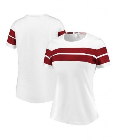 Women's White Atlanta Falcons T-shirt White $25.64 Tops