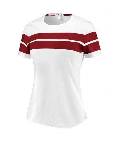 Women's White Atlanta Falcons T-shirt White $25.64 Tops