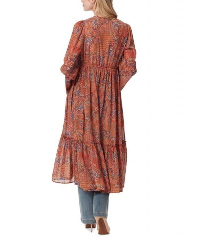 Women's Marilyn Lace-Trimmed Duster Winding Trail $28.48 Tops