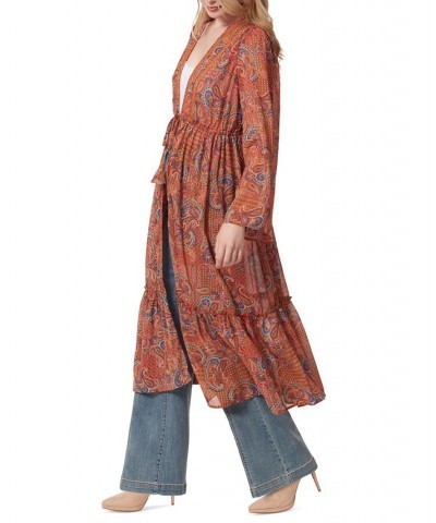 Women's Marilyn Lace-Trimmed Duster Winding Trail $28.48 Tops