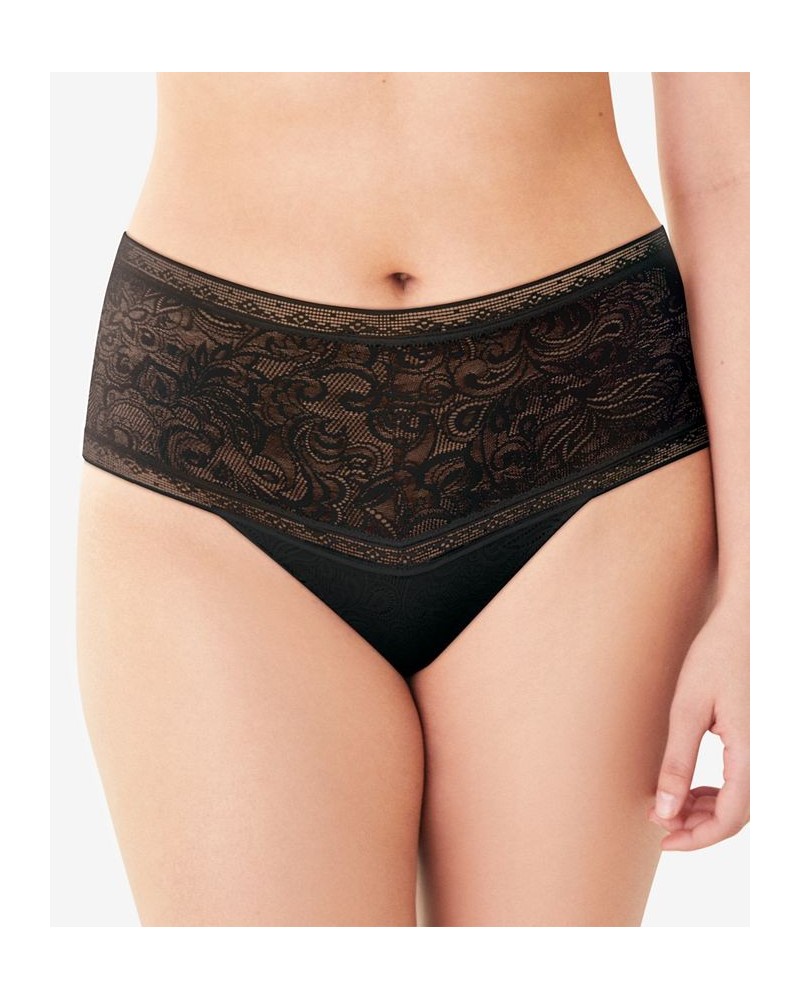 Smoothing High-Waist Thong Underwear DMTSTG Black $8.75 Panty