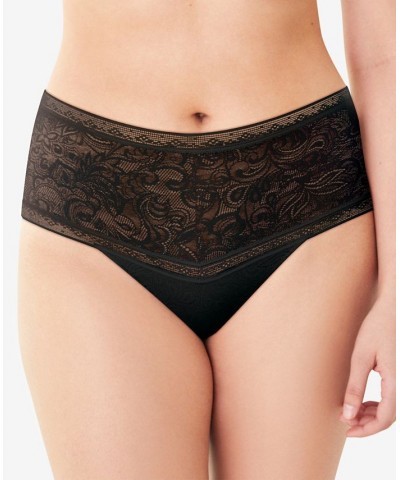 Smoothing High-Waist Thong Underwear DMTSTG Black $8.75 Panty