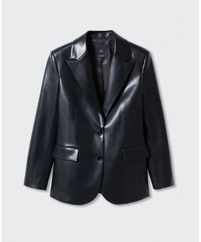 Women's Leather Effect Jacket Black $56.00 Jackets