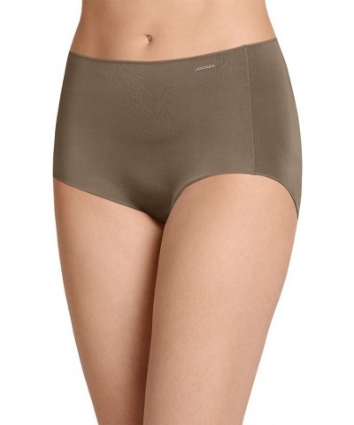 Womens' 3-Pk. No Panty Line Promise Tactel Brief Underwear 1877 Brown $12.60 Panty