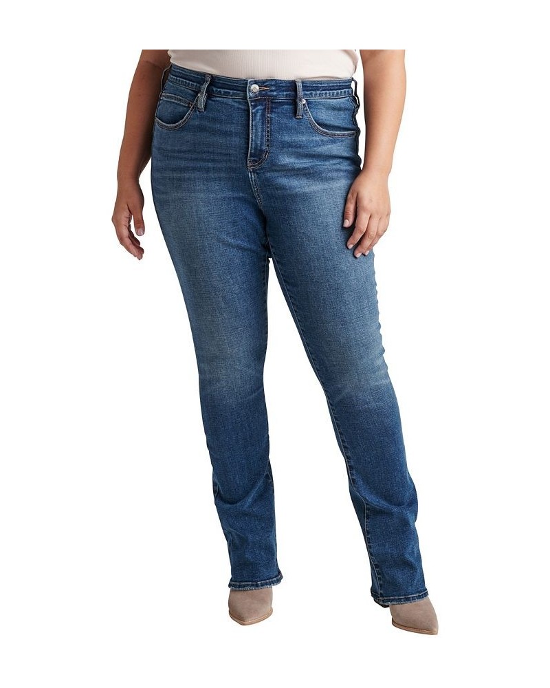 Plus Size Eloise Mid Rise Bootcut Jeans San Antonio Blue $23.44 Jeans