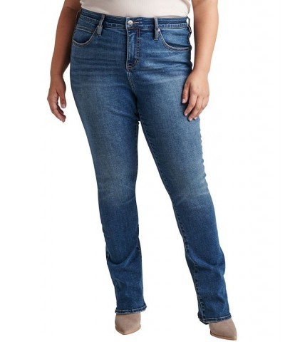 Plus Size Eloise Mid Rise Bootcut Jeans San Antonio Blue $23.44 Jeans