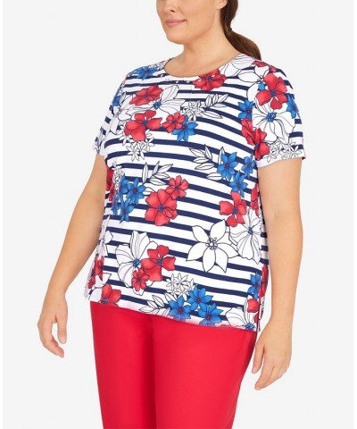 Plus Size Independence Floral Top Multi $29.46 Tops