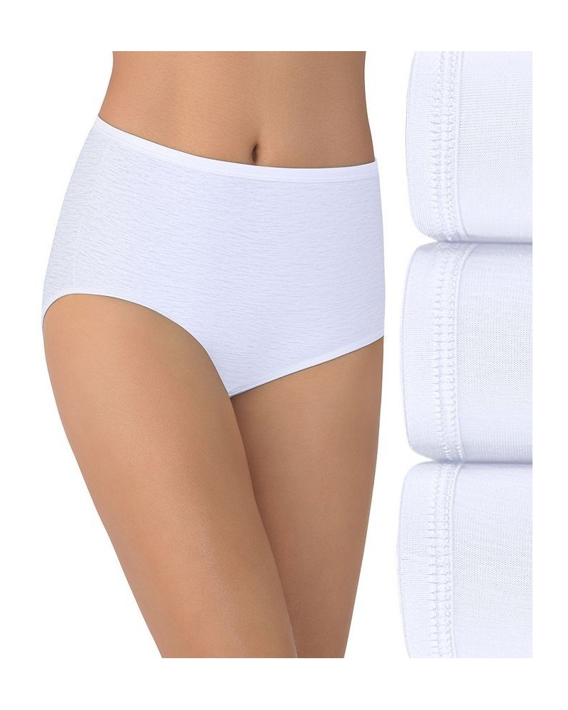 Women's 3-Pk. Illumination Brief Underwear 13310 White $12.64 Panty