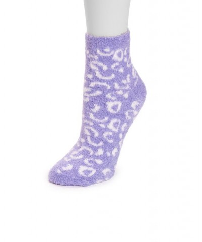 Women's Aloe Infused Socks and Headband Set 2 Piece Purple $17.34 Socks