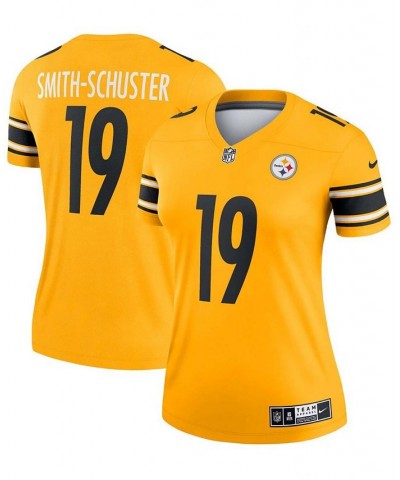 Women's Juju Smith-Schuster Gold-Tone Pittsburgh Steelers Inverted Legend Jersey Gold-Tone $40.00 Jersey