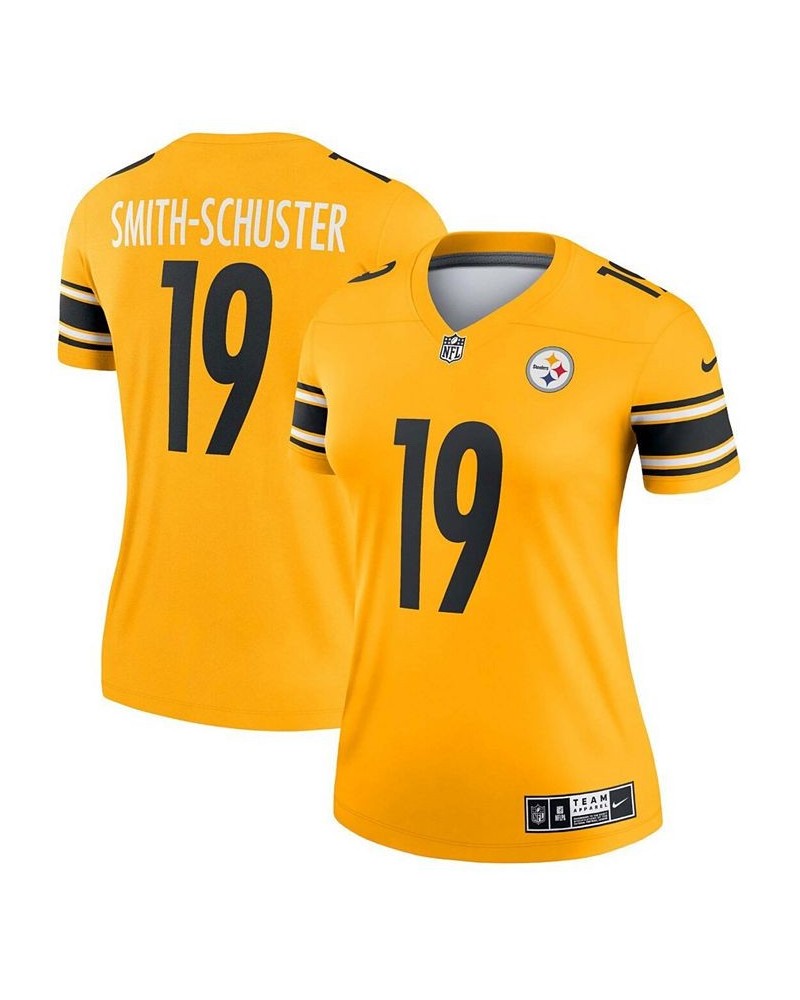 Women's Juju Smith-Schuster Gold-Tone Pittsburgh Steelers Inverted Legend Jersey Gold-Tone $40.00 Jersey