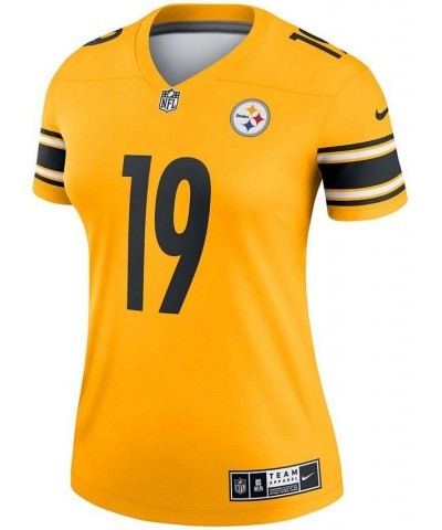 Women's Juju Smith-Schuster Gold-Tone Pittsburgh Steelers Inverted Legend Jersey Gold-Tone $40.00 Jersey