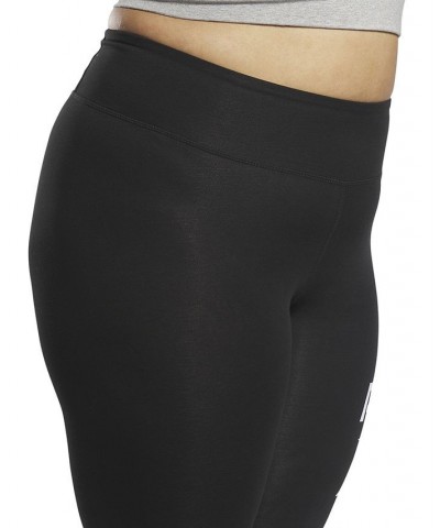 Plus Size Identity Training Pull-On Logo Leggings Black $14.96 Pants