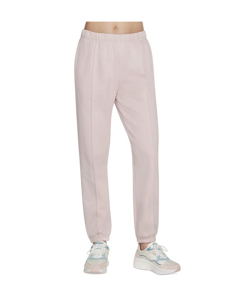 Women's Skechsweats Diamond Delightful Jogger Pants Pink $16.74 Pants