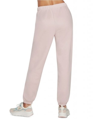 Women's Skechsweats Diamond Delightful Jogger Pants Pink $16.74 Pants