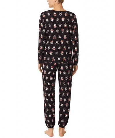 Women's Mickey & Minnie Mouse Sleep Top Black Print $16.51 Sleepwear