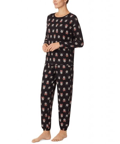 Women's Mickey & Minnie Mouse Sleep Top Black Print $16.51 Sleepwear