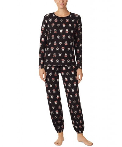 Women's Mickey & Minnie Mouse Sleep Top Black Print $16.51 Sleepwear