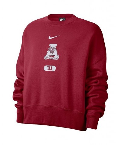 Women's Crimson Alabama Crimson Tide Vault Every Day Fleece Pullover Sweatshirt Crimson $32.40 Sweatshirts