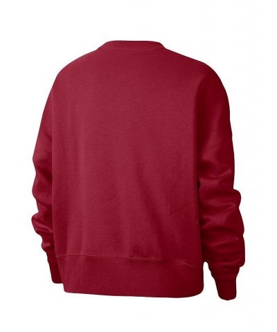 Women's Crimson Alabama Crimson Tide Vault Every Day Fleece Pullover Sweatshirt Crimson $32.40 Sweatshirts