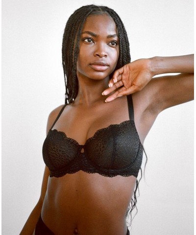 Women's Rouse Full Coverage Balconette Bra 336221 Black $36.00 Bras